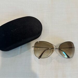 Tom Ford Women's Sunglasses with Gold Frame